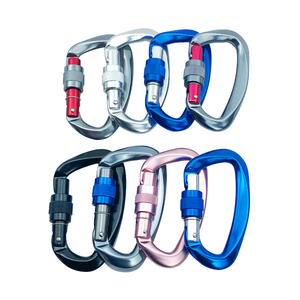 Di alta qualità a forma di D moschettone vendita calda di roccia arrampicata a scatto gancio di blocco strumento di fabbrica prezzo all'ingrosso per campeggio all'aperto escursioni - Product Image 3