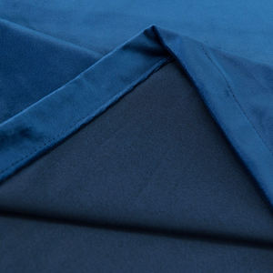 Rideau de scène occultant de luxe personnalisé en velours à œillets, rideau occultant pour salon, rideau ondulé en polyester/coton WDCC - Product Image 6