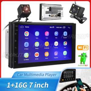 Radio Estéreo para Auto IMars de 7 Pulgadas y 2 Din para Android 8.0, Reproductor MP5 con Pantalla 2.5D, GPS, WIFI, Bluetooth, FM, Cámara Trasera, 4G, STOCK UE - Product Image 1