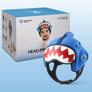 <span class=keywords><strong>Casque</strong></span> de sécurité pour bébé Mambobaby Shark, protège-tête réglable pour tout-petits pour ramper et marcher - Product Image 6