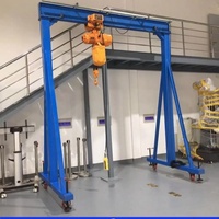 Mini-grue portique mobile sur roues de 0,5t à 1t, fiable et au design attrayant