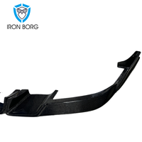 Difusor de Parachoques Delantero de Fibra de Carbono para BMW X6 M F96 Competition, Kit de Alerón Original