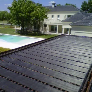 Solar pool heating system solar collector EPDM rubber floating solar panels with pool accessaries