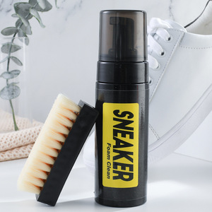 Sports Shoe Care Set White Household Cleaning <b>Tools</b> <b>Accessories</b> Dry Cleaning Foam <b>Machine</b> Three-Piece Shoe Shine Cleaning - Product Image 3