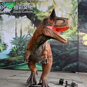 Modèle de dinosaure Carnotaurus en résine grandeur nature Gecai avec contrôle automatique et son réaliste pour les parcs à thème sur les dinosaures - Product Image 3