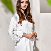 Robe de mariée en soie satinée sexy à col en V FUNG 3038 de haute qualité pour femmes, robes de demoiselles d'honneur, robe de mariée pour femmes
