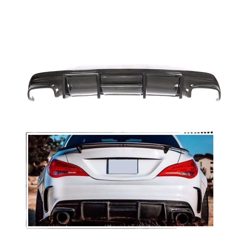 Spoiler/séparateur De Pare-chocs Avant Pour Mercedes CLA Classe (W117/C117) 2013-2015 - ABS Noir, Style Tuning