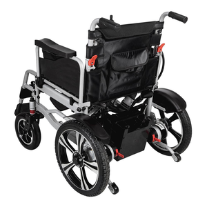 Silla de ruedas eléctrica de gran venta, marco de acero, silla de ruedas eléctrica cómoda plegable, silla de ruedas eléctrica resistente para adultos - Product Image 3