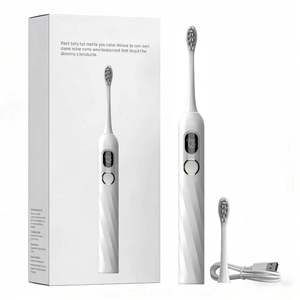 <span class=keywords><strong>Brosse</strong></span> à dents électrique sonique pour adultes, rechargeable par USB DC, 3 modes, étanche IPX7 - Product Image 1
