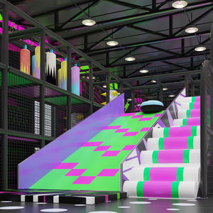 Equipo de Juegos Interior con Temática Espacial, Zona de Juegos Suave con Trampolín, Piscina de Pelotas y Juego <span class=keywords><strong>Digital</strong></span> para Parque de Diversiones Interior Temático - Product Image 4