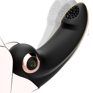 Vibrateur miniature Yivans pour doigts, rechargeable, en silicone souple, étanche, jouet sexuel pour adultes, pour femmes, stimulation du point G, du clitoris et des mamelons. - Product Image 1