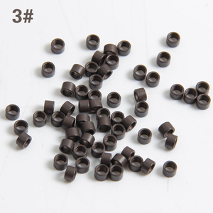 Perles en silicone ou cheveux doublées de micro anneaux en aluminium de la meilleure qualité avec vis pour outils d'extension de cheveux - Product Image 5