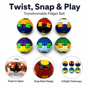 Juguete Giratorio Sensorial de Plástico Interactivo para Niños - Dispositivo Calmante para Estudiantes en el Aula - Product Image 5
