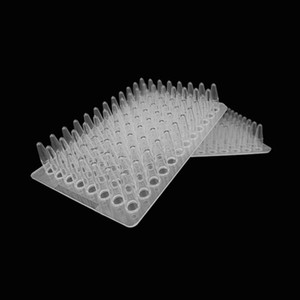 Haiwa LAB OEM plastik transparan, tepi transparan <span class=keywords><strong>96</strong></span> <span class=keywords><strong>Well</strong></span> 0.1ml 0.2ml pelat PCR untuk penggunaan di Lab - Product Image 3