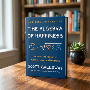 La álgebra de la felicidad de Scott Galloway, libro de ficción, guía de estrategias para el crecimiento profesional y la felicidad - Product Image 1