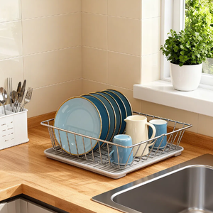 Escurridor de Platos Cuadrado de Metal para Cocina, Directo de Fábrica <span class=keywords><strong>DaS</strong></span> - Product Image 1