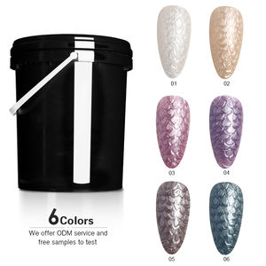 Vernis gel UV semi-permanent Soak Off UV coloré aurora perle vernis gel shell nail - Product Image 5