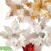 Künstliche Weihnachtsblumen-Arrangement für Heimtisch und Feiertagsdekoration