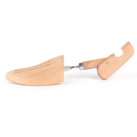 Embauchoirs en bois de lotus, support réglable, forme de chaussure fixe, étire-chaussures