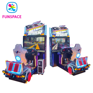 Máquina de Juegos de Carreras de Video de 55 Pulgadas, Simulador de Conducción de Autos de Diversión, Operado con Monedas, Venta al por Mayor de Fábrica Funspace - Product Image 1