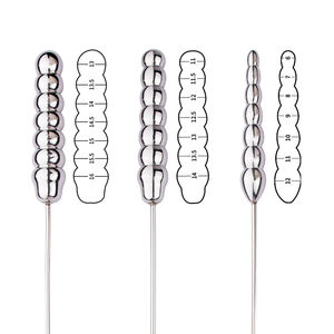 Cuentas de acero inoxidable, tapón uretral <span class=keywords><strong>para</strong></span> pene, Juguetes sexuales acanalados <span class=keywords><strong>para</strong></span> hombres, retraso en la eyaculación, masaje de próstata, masturbador Masculino - Product Image 2