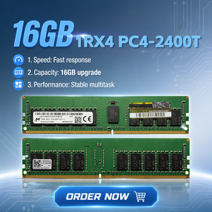 Mémoire serveur Micron 16 Go DDR4-2400 ECC RDIMM 1Rx4, originale, non utilisée, compatible avec HPE, Dell, Supermicro et autres serveurs - Product Image 1