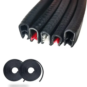 Dán cửa xe ô tô chống va chạm trang trí dải <span class=keywords><strong>EPDM</strong></span> Đen <span class=keywords><strong>U</strong></span> hình bảo vệ niêm phong Dải bảo vệ TRIM độ bám dính miễn phí - Product Image 1