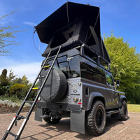 Tente de toit triangulaire DruneknXp 320G en toile imperméable, largeur 145 cm, pour camping sur toit de voiture