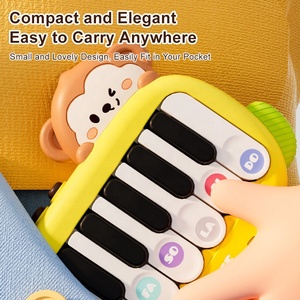 Mini Piano Électrique de Simulation de Dessin Animé <span class=keywords><strong>pour</strong></span> l'Éveil des Enfants, Multi-modes, Instrument de <span class=keywords><strong>Musique</strong></span> Éducatif - Product Image 4