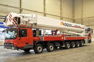 <span class=keywords><strong>Camion</strong></span> de lutte contre l'incendie hydraulique avec plate-forme 100M <span class=keywords><strong>camion</strong></span> de sauvetage aérien DG100 en vente - Product Image 2