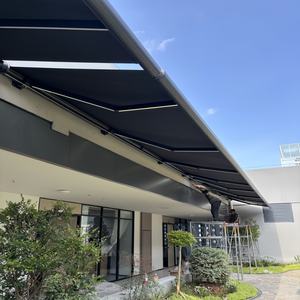 Tenda da Sole Elettrica <span class=keywords><strong>a</strong></span> Cassonetto Completo con Telecomando - Bracci Pieghevoli Retrattili in Alluminio per Ombra Tutto il Giorno, Staffa <span class=keywords><strong>a</strong></span> Soffitto per Tenda Retrattile - Product Image 5