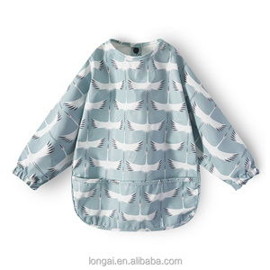 Bavoir d'alimentation imperméable et anti-salissure pour enfants, sac de riz doux lavable pour bébé, motif imprimé. - Product Image 5