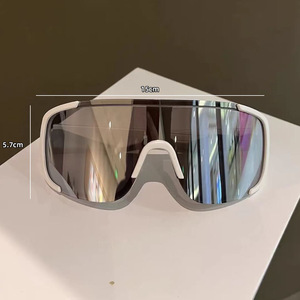 Cycling <b>Glasses</b> Men Full Rim <b>Polycarbonate</b> Lens UV Protection Anti Slip Outdoor Sports Sunglasses PC goggles Reflective - Product Image 4