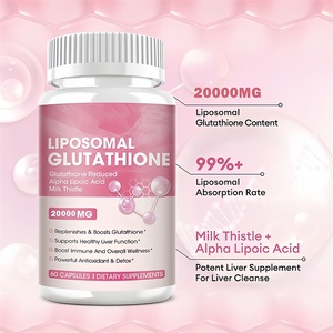 Dropshipping hizmet ürünleri 20000mg l-glutatyon kapsül sağlık takviyesi cilt aydınlatmak ve akne lekeleri kaldırmak - Product Image 2
