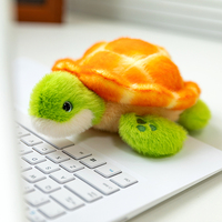 Peluches Tortue Personnalisées, Petites Tortues en Peluche, Cadeau d'Anniversaire pour Enfants, Décoration d'Intérieur, Jouets en Peluche Doux Animaux Marins