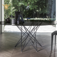 Table et chaises de style italien en céramique pour restaurant, vente en gros, fabrication, salle à manger à domicile