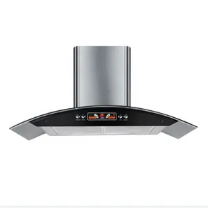 90cm 120V Hot Selling Cheap Made in China Gesture Control Range Hood kitchen Chimney extractor hood