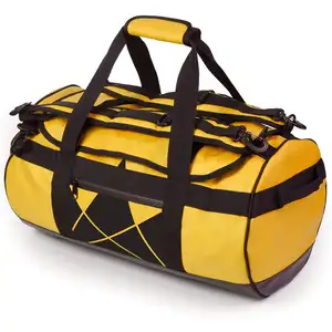 超大防水行李袋旅行干行李袋重型Dty包，配有可拖带和皮划艇漂流手柄