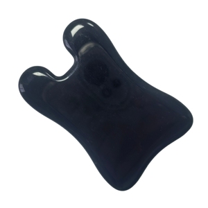 Ravitalisant cutané pour le visage, économique et efficace, en verre noir, type Gua Sha. - Product Image 6