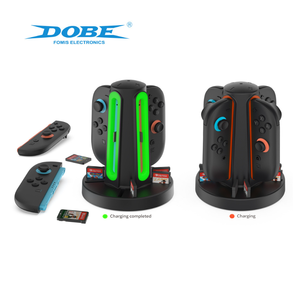 TNS-3172 cho switch 2 4in1 <span class=keywords><strong>jon</strong></span>-con Sạc Dock với RGB ánh sáng thẻ trò chơi lưu trữ Trạm Sạc đứng - Product Image 2