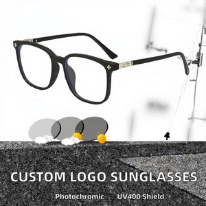 Lunettes <span class=keywords><strong>de</strong></span> soleil photochromiques HD <span class=keywords><strong>Ban</strong></span> <span class=keywords><strong>Ray</strong></span> UV400 à logo personnalisé haut <span class=keywords><strong>de</strong></span> gamme pour créateur <span class=keywords><strong>de</strong></span> mode, avec verres et monture en PC, pour hommes et femmes - Product Image 2