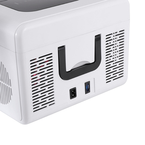 12V 24V portátil pequeño coche nevera congelador Color blanco <span class=keywords><strong>Mini</strong></span> coche refrigerador para Camping senderismo - Product Image 6