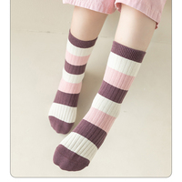 Chaussettes en coton personnalisées pour hommes et femmes, tricotées, décontractées, colorées, tendance, vintage, motif léopard, écologiques, pour jeunes, vente en gros