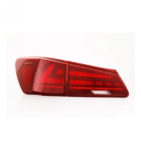 Nouveaux feux arrière LED rouges et noirs modifiés avec clignotants de freinage et de direction pour Lexus IS250 2006-2012, ensemble de feux arrière