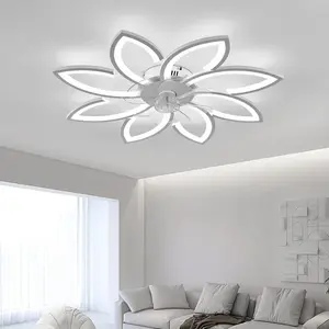 Ventilateur Lumière Haute Performance Moderne Mode Style Plafonnier Salon Salle À Manger Fantaisie Éclairage Intérieur Smart LED Plafond