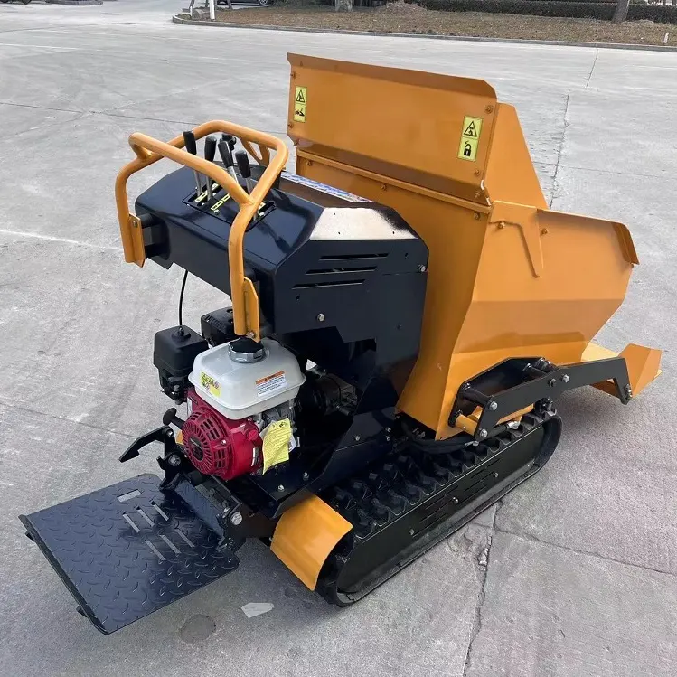 Garden Track Dumper 1Ton Small Crawler Dump 500KG 1000KG Mini Dumper