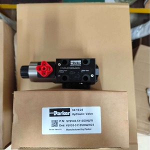 Vanne de régulation de pression Parker SY6V03-5113SONJW 350 bar max. à commande électromagnétique, vanne hydraulique à trois voies à débordement - Product Image 4