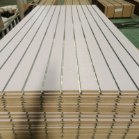 Étagères de cuisine écologiques 4x8 pieds, panneaux rainurés en MDF mélaminé avec certification E1