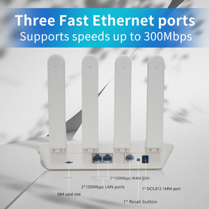 2.4G WIFI 2T2R MIMO toàn cầu 4G LTE Bộ định tuyến không dây QoS tường lửa 1WAN + 2lan cổng 802.3u văn phòng ngoài trời trong nhà 4G LTE CPE 300Mbps - Product Image 6