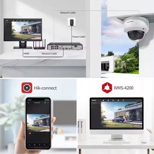 Hikvision Original 4 MP AcuSense DarkFighter Micrófono incorporado H.265 + IP67 Red de Domo fijo para interiores CaDmera - Product Image 4